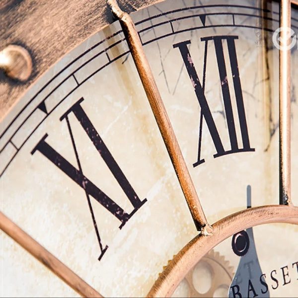 Horloge à engrenages pour une touche industrielle