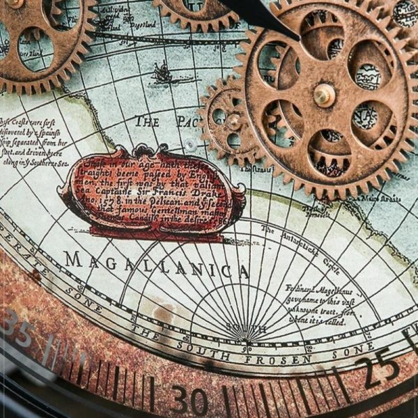 Horloge originale avec mouvements d'engrenages