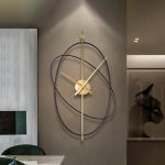 Horloge murale luxe en fer, ajout raffiné à votre espace