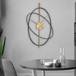 Horloge murale en fer, un accent sophistiqué pour votre mur
