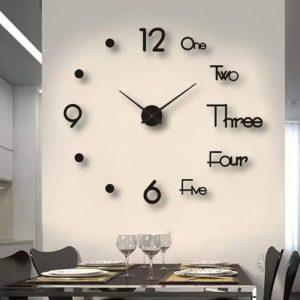 Horloge murale géante 120 cm, design moderne