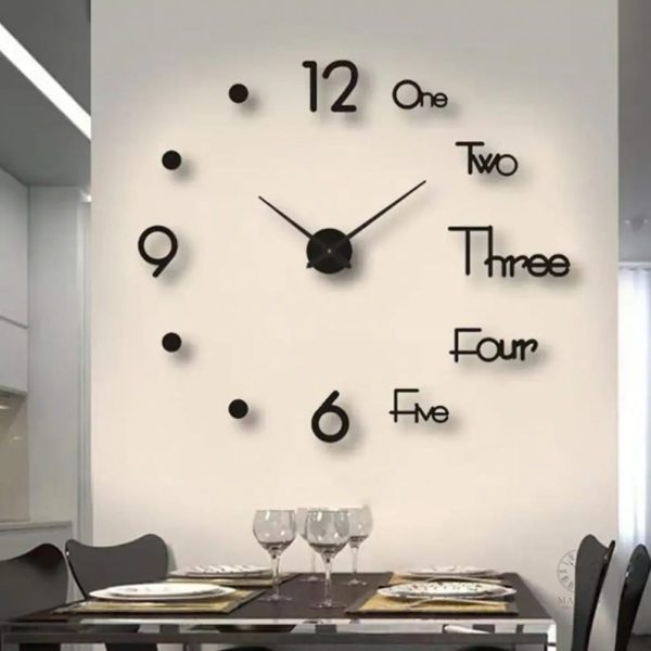 horloge-murale-geante-120cm-1 Horloge murale géante 120 cm, design moderne