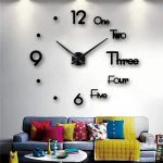 Horloge décorative murale 120 cm en métal