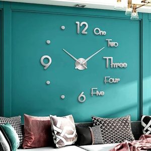 Horloge murale 120 cm, style minimaliste