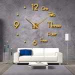 Grande horloge murale pour salon ou bureau