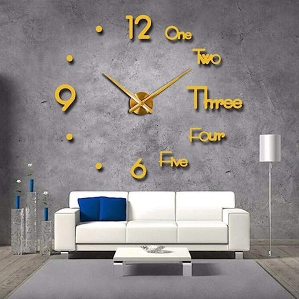 Grande horloge murale pour salon ou bureau