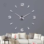 Horloge murale décorative à grand format