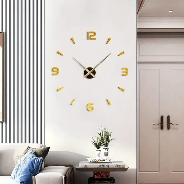 Horloge murale spacieuse pour une touche design