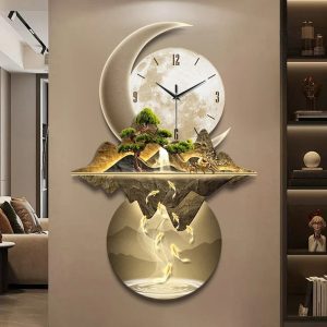 Horloge murale LED moderne et élégante