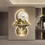 Horloge LED design pour décoration intérieure