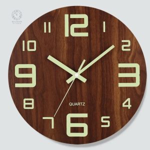 Horloge décorative lumineuse pour un intérieur unique