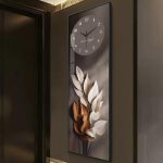 Horloge LED design avec éclairage intégré