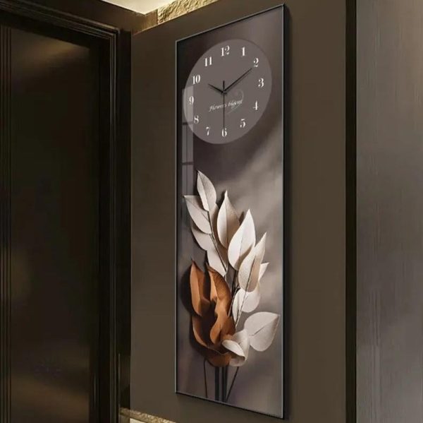 Horloge LED design avec éclairage intégré