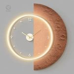 Horloge Lune Lumineuse pour décoration moderne