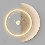 Horloge Murale Lune pour style contemporain