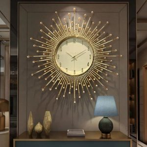 Horloge Murale Luxe élégante pour une décoration raffinée