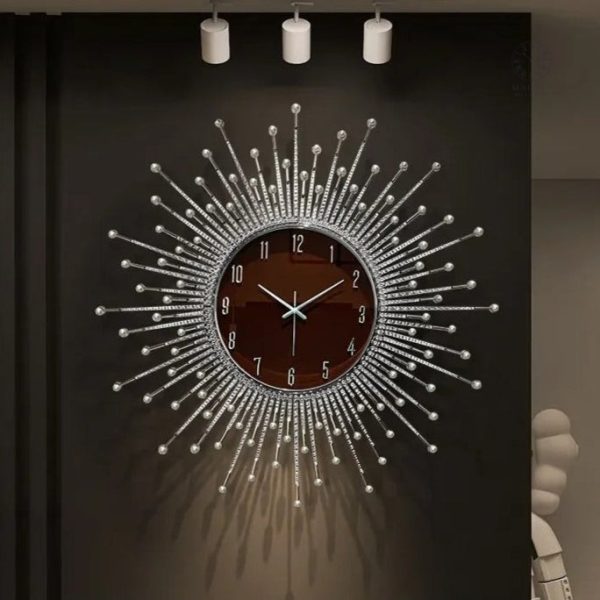 Horloge murale luxe avec un design épuré