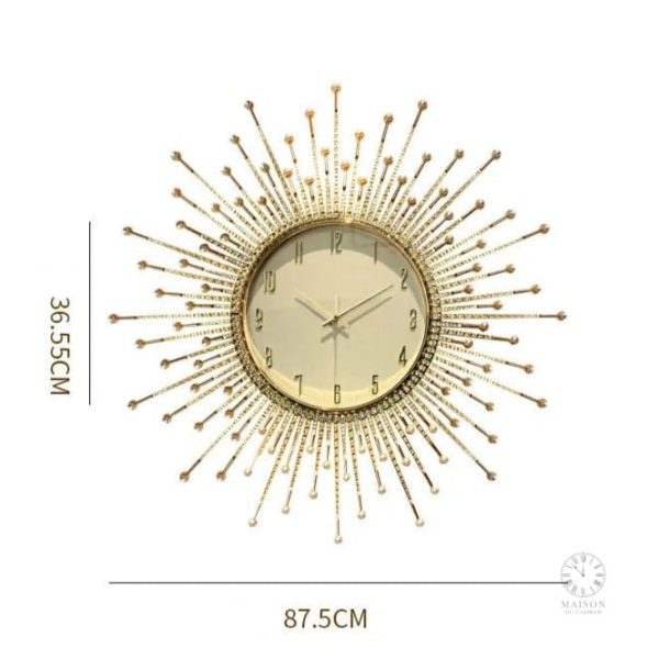 Horloge murale luxe, un accessoire de décoration essentiel