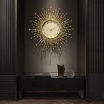 Horloge murale sophistiquée pour un intérieur chic