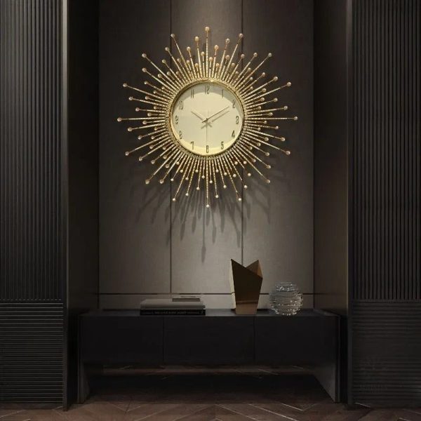 Horloge murale sophistiquée pour un intérieur chic