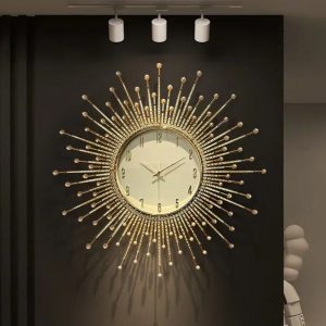 Horloge murale haut de gamme au style contemporain