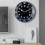 Horloge Murale Metal Luxe au design moderne et élégant