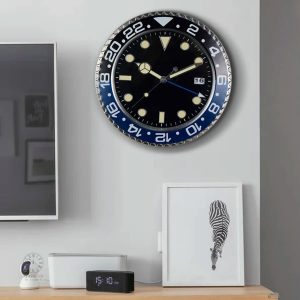 Horloge Murale Metal Luxe au design moderne et élégant