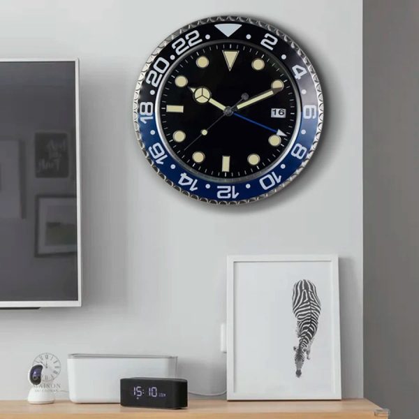 horloge-murale-metal-luxe-1 Horloge Murale Metal Luxe au design moderne et élégant
