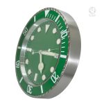 Horloge murale contemporaine en métal pour intérieur stylé