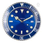 Horloge murale en métal au style luxe et sophistiqué