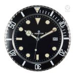 Horloge murale décorative en métal pour un style luxueux