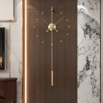 Horloge murale design minimaliste en style épuré