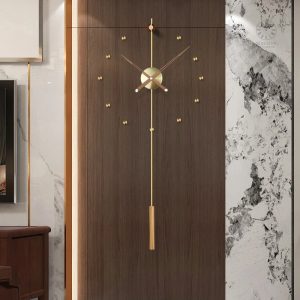 Horloge murale design minimaliste en style épuré
