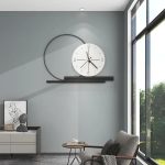 Horloge murale design minimaliste pour un intérieur épuré