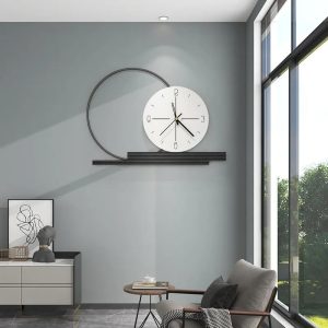 Horloge murale design minimaliste pour un intérieur épuré