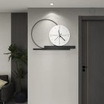 Accessoire mural moderne, horloge au style minimaliste
