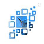 Horloge murale décorative effet miroir pour une touche sophistiquée