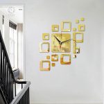 Horloge Murale Miroir pour une décoration chic et raffinée