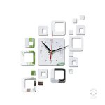 Horloge murale au design miroir pour un style minimaliste