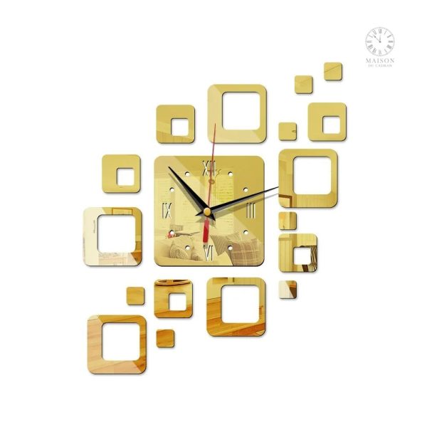 Horloge Murale en miroir pour personnaliser votre espace
