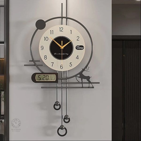 Horloge Murale Élégante au Style Moderne