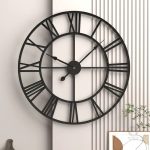 Horloge murale chic couleur noire