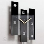 Horloge murale design noir, look minimaliste