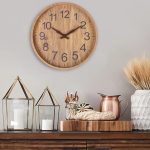 Horloge murale nordique au design scandinave épuré