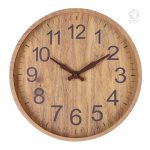 Horloge murale au style scandinave minimaliste