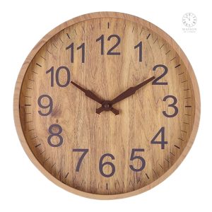 Horloge murale au style scandinave minimaliste