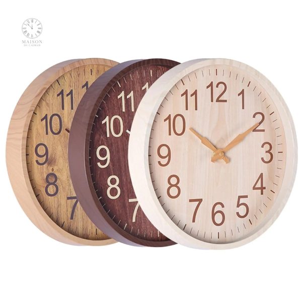 Horloge murale au design nordique, esthétisme et fonctionnalité