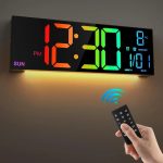 Horloge numérique LED pour affichage clair et lumineux