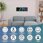 Horloge LED numérique, idéale pour une lecture facile