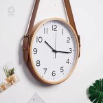 Horloge murale en bois moderne et unique